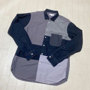 3692☆ BEAUTY&YOUTH UNITED ARROWS ユナイテッドアローズ カジュアルシャツ 長袖 メンズ L グレー