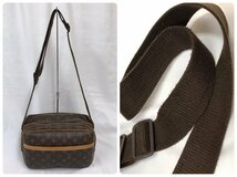 ▽▼【美品】ルイヴィトン Louis Vuitton モノグラム リポーターPM ショルダー/カメラ/ボディバッグ Wジップ 斜め掛け レディース M45254▼_画像6