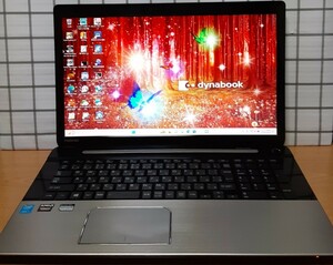 17.3インチ大型FHDディスプレイ　i7-4720HQ　SSHD/1TB　グラボ/Radeon R9 M265搭載 M/8GB Blue-ray【東芝dynabook TB87/PG】Win10　検T75