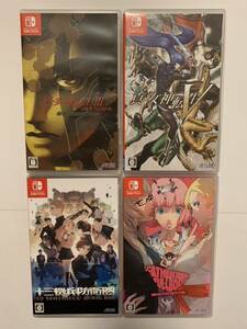 【中古美品】4作品セット 真・女神転生Ⅲ NOCTURNE HD REMASTER&真・女神転生V&十三機兵防衛圏&キャサリン・フルボディ Switch