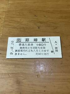 【廃線】JR北海道 日高本線 節婦駅（平成9年）