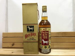 ホワイトホース 1978年 干支ラベル 特級 スコッチウイスキー WHITE HORSE Scotch Whisky 760ml 43%