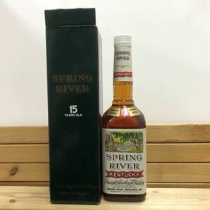 スプリングリバー 15年 バーボン ウイスキー SPRING RIVER 15years 750ml 43% 箱付 Bourbon Whiskeyの画像1