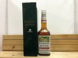 スプリングリバー 15年 バーボン ウイスキー SPRING RIVER 15years 750ml 43% 箱付 Bourbon Whiskey