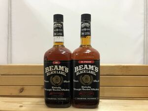 ビームス ブラック ラベル 8年 2本セット バーボン ウイスキー Bourbon Whiskey BEAM'S BLACK LABEL 8years 750ml 45%