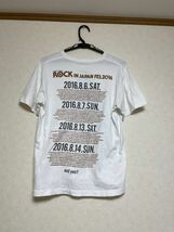 ROCK IN JAPAN☆FES 2016☆ヒタチ　シーサイドパーク☆半袖Tシャツ☆Mサイズ☆ユースド☆プリントTシャツ☆rockinon☆夏フェス☆野外音楽_画像2