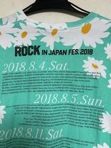 ROCK IN JAPA FES 2018☆半袖Tシャツ☆サイズM☆綿100％☆ユースド☆夏フェス☆野外音楽☆カウントダウン_画像4