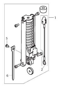 MAX マックス 充電式 ピンネイラ TJ-35P4 用 プランジャ ASSY(35P3アフター) No.1 (PJ70848) 部品 修理 補給 パーツ ネイル 内装 大工