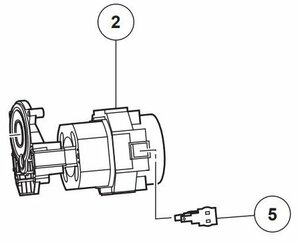 HiKOKI ハイコーキ 高圧 洗浄機 FAW105 用 モータ（５含む）332111 部品 修理 パーツ DIY 洗浄 洗浄機 こうあつ せんじょうき