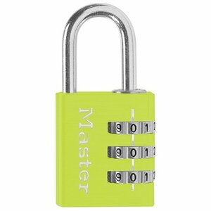 マスターロック MasterLock ナンバー可変式 南京錠 630JADGRN かぎ カギ 鍵 キー ポスト くつ箱 ロッカー 道具箱 バッグ 屋内 施錠 下駄箱