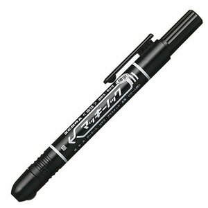 ゼブラ ZEBRA マッキーノック細字 黒 P-YYSS6-BK マーカー マジック 用途 速乾性 耐水性 紙 布 木 ダンボール ガラス プラスチック 金属類