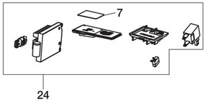 MAX マックス 充電式 防じん 兼用 丸のこ PJ-CS61CDP 用 ハイセンクミタテ (61アフター) No.24 (PJ71136) コードレス マルノコ 用 部品