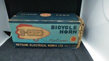 【音出し確認済 70年代 】HATSUNE ELECTRICAL WORKS LTD バイシクルホーン BICYCLE HORN 防弾型 日本製 made in JAPAN 輸出用? ジャンク扱_画像6