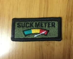 #.米軍特殊部隊 Suck Meter OD Patch 1st VERSION(初期型) 新品. . 特殊部隊SEAL空挺部隊 RE-PACKAGE 1
