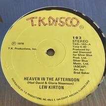 Lew Kirton - Heaven In The Afternoon 12 INCH_画像1