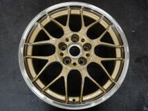 1本★鍛造★BBS　RGR　RG774H　18インチ　8J　IS42　PCD114.3-5H★難有の為ジャンク品_画像1