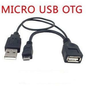 GALAXY Tab/NOTE対応 micro USB-USB Aメス OTGケーブル＆USB給電