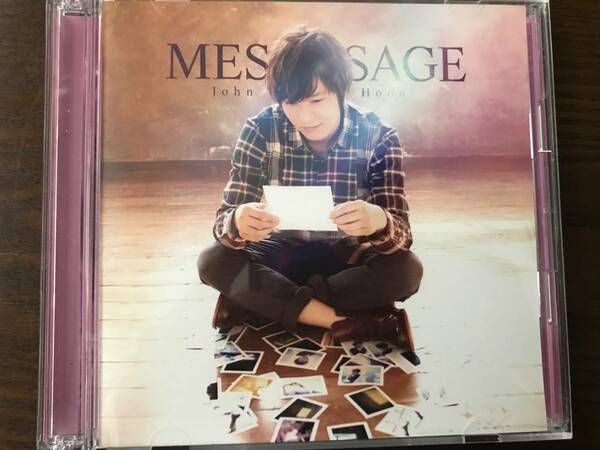 ★キム・ジョンフン MESSAGE(初回限定盤)(DVD付) Single, CD+DVD, Limited Edition, Maxi★【美品】