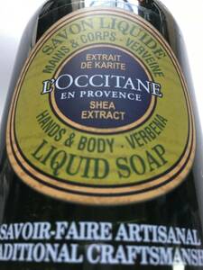 即決！LOCCITANE/大容量300mlポンプ式◆ロクシタン LOCCITANE ヴァーベナハンド&ボディソープ300ml◆ヴァーベナの爽やかな香り♪新品