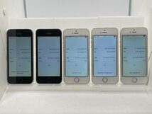 【中古・ジャンク】まとめ売り5台 アクティベーションロック品 液晶浮き 他 Apple iPhone5s docomo NW利用制限〇 本体 部品取り用 A-86263_画像3