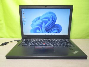Lenovo ThinkPad X270 20K60012JP【Core i3 6006U】　【Win11 Pro】 Libre Office 充電可 長期保証 [87111]