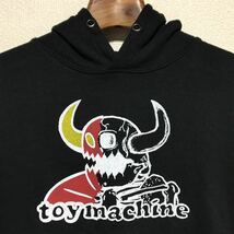 [即決古着]TOY MACHINE/トイマシーン/WEB限定RIP TORN MONSTER プルオーバーパーカー/スウェット/ブラック/Mサイズ_画像3