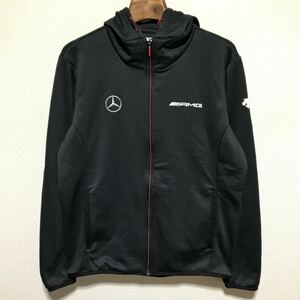 [即決古着]メルセデス・ベンツ コレクション/Mercedes-AMG×DESCENTE(デサント)/フーデッド/ジップパーカー/ブラック/Mサイズ/DMMMJF25C