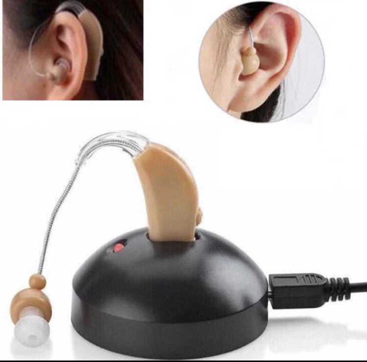 最新版高音質 デジタル 補聴器 集音器 充電式 経度~高度対応 雑音