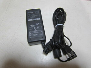 SHARP EA-RJ1V Note PC for AC adapter cable operation not yet verification power supply the lamp is turned on 