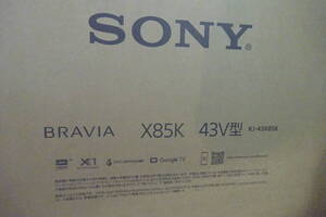 Новый Sony Sony KJ-43X85K [Bravia (Bravia) x85K Series 43V Тип 4K LCD TV Двойная скорость]