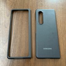 510a0410☆ Galaxy Z Fold3 5G Aramid Cover｜ブラック｜スマホケース｜Samsung純正 国内正規品｜ EF-XF926SBEGWW_画像2