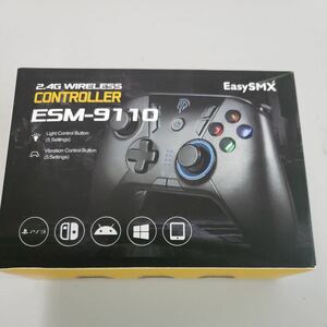 506y2614★EasySMX PC無線ゲームパッド コントローラー PC/Switch/Steam deck/PS3/TV box/Android対応 2.4GHzワイヤレス 低遅延 HD振動