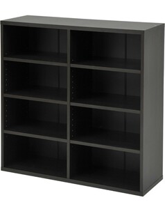 C-29@ mountain . loading piling bookcase open rack width 90× depth 29× height 92cm shelves board withstand load 10kg dark brown COR-9090S(DBR)