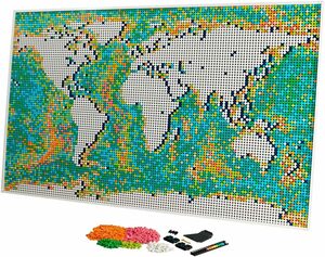 未開封　レゴ(LEGO) レゴアート ワールドマップ 31203 おもちゃ ブロック プレゼント 宝石 クラフト 男の子 女の子 大人