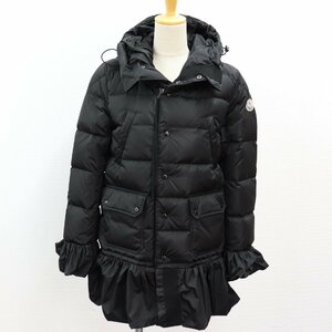 ITFA3K5LUSVM 即決 本物 国内正規品 MONCLER モンクレール SERRE ダウン ジャケット アウター フリル レディース ブラック サイズ 0