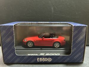 EBBRO 1/43 HONDA S2000 NEW FORMURA RED 1999 エブロ　ホンダ　レッド