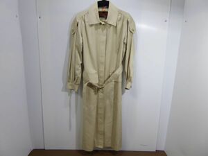 YVES SAINT LAURENT/イヴサンローラン　レディース　ロングコート　コットン100％　80-90年代　587J