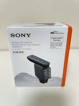 SONY/カメラ用マイク/ショットガンマイクロホン/可変指向性/ウインドスクリーン付属/ECM-B10_画像1