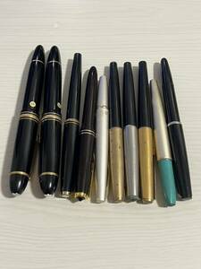 万年筆　MONTBLANC モンブラン 色々　まとめて　18C 14C 14K 21K 合計10点　