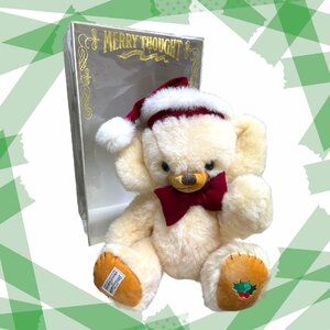 【中古・保管品】 メリーソート チーキー Cheeky White Christmas Teddy Bears of Witney 限定 〈U.K〉 ぬいぐるみ テディベア W49745RA