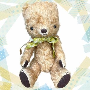 【中古品】 テディベア Bear's kitchen 25cm テディベア作家 いわさきちより ぬいぐるみ アーティストベア A49931RH