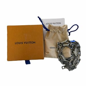 [ secondhand goods ] Louis Vuitton Louis Vuitton M00307kolie* chain monogram necklace approximately 126g box attaching W50655RD