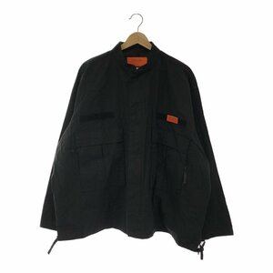 ◆中古品◆ユニバーサルオーバーオール UNIVERSAL OVERALL アウター ジャンパー ブルゾン 黒 ブラック Lサイズ R10-269NSD