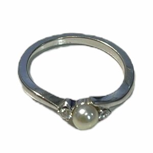 [ б/у товар ] MIKIMOTO Mikimoto кольцо кольцо K18 жемчуг жемчуг 2.1g 9 номер женский аксессуары корпус только N50568RD