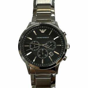 【中古品】 EMPORIO ARMANI アルマーニ AR-2460 アナログ ステンレス メンズ レディース腕時計 クオーツ 箱無 本体のみ L51375RD