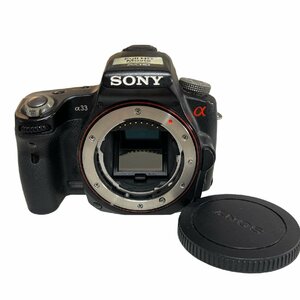 【中古品】 SONY ソニー SLT-A33 α33 ボディ 一眼カメラ デジタル一眼 本体のみ 動作未確認 W49578RE