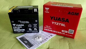 YUASA 台湾ユアサ TTZ7SL バッテリー 充電済 互換 YTZ7S FTZ7S GT6B-3 FTZ5L-BS PCX125 ズーマー リード125 XR230 ズーマー VTR250