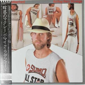 37612【プロモ盤★未使用に近い】 Mike Rutherford / Acting Very Strange ※帯付き