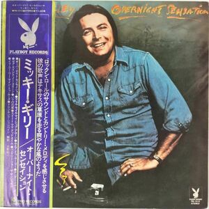 37602【プロモ盤★未使用に近い】 Mickey Gilley / Overnight Sensation ※帯付き