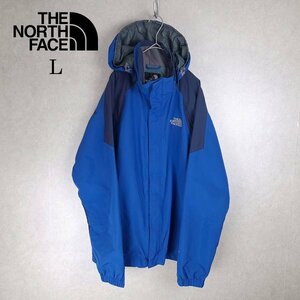 1円～ノースフェイス 076 GORE-TEX マウンテンパーカー ジャケット メンズ L 青 THE NORTH FACE 刺繍 正規品